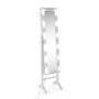 Espejo de pared Versa Blanco Espejo Madera MDF 35 x 153 x 35,2 cm Joyero de Pie