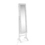 Espejo de pared Versa Blanco Espejo Madera MDF 35 x 153 x 35,2 cm Joyero de Pie