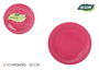 Algon Set 10 Platos Cartón Fucsia Soja 21 cm (24 Unidades)