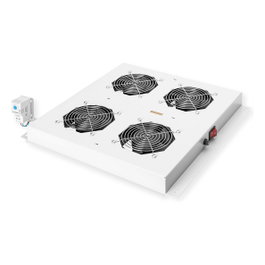 ROLINE Dachluftereinheit Unidad de ventilación de 48,26 cm 19 pulgadas con 4 ventiladores, gris