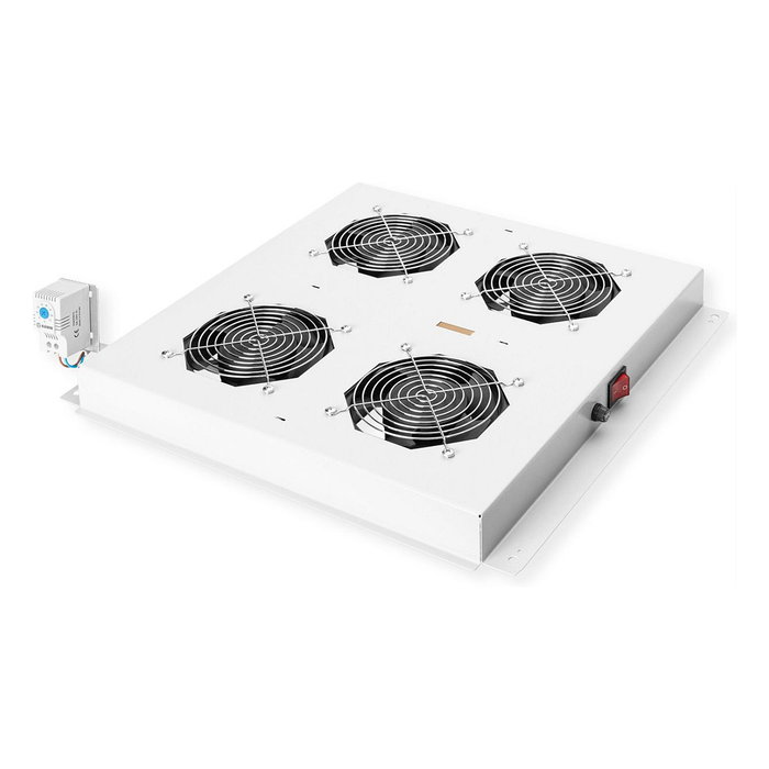 ROLINE Dachluftereinheit Unidad de ventilación de 48,26 cm 19 pulgadas con 4 ventiladores, gris ROLINE Dachluftereinheit Unidad de ventilación de 48,26 cm 19 pulgadas con 4 ventiladores, gris
