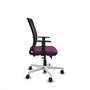 PIQUERAS Y CRESPO Silla de oficina Haches Morada con mecanismo Sincro/Traslack