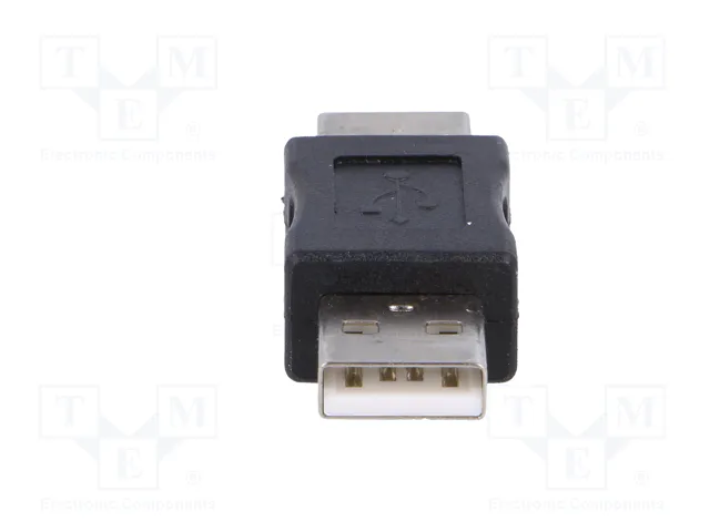 AKYGA Adaptador USB 2.0 USB A enchufe ambos lados niquelado
