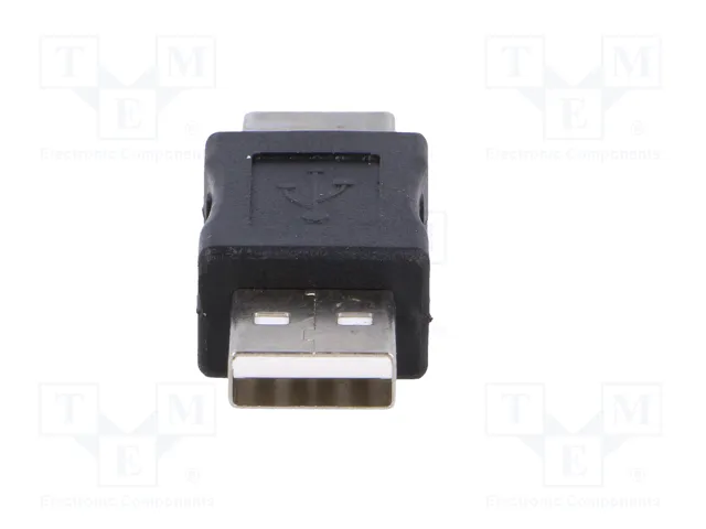 AKYGA Adaptador USB 2.0 USB A enchufe ambos lados niquelado