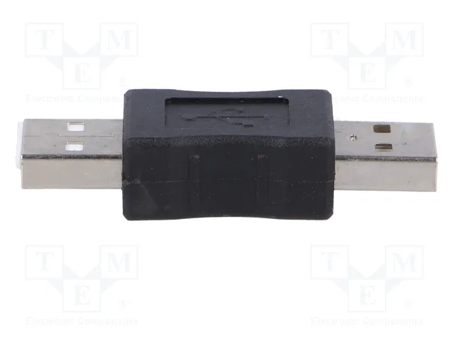 AKYGA Adaptador USB 2.0 USB A enchufe ambos lados niquelado