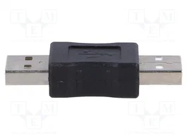 AKYGA Adaptador USB 2.0 USB A enchufe ambos lados niquelado