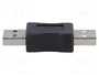 AKYGA Adaptador USB 2.0 USB A enchufe ambos lados niquelado