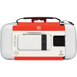 Turtle Beach Estuche de viaje PlayTrek para Nintendo Switch 2, Blanco brillante (840454402384)