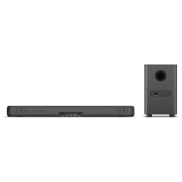 Philips TAB5309/10 Soundbar 2.1 con Subwoofer Inalámbrico, 120W, Dolby Digital/DTS, Bluetooth 5.3, HDMI ARC, Modos Ecualizador, para TV/Cine/Música - Negro