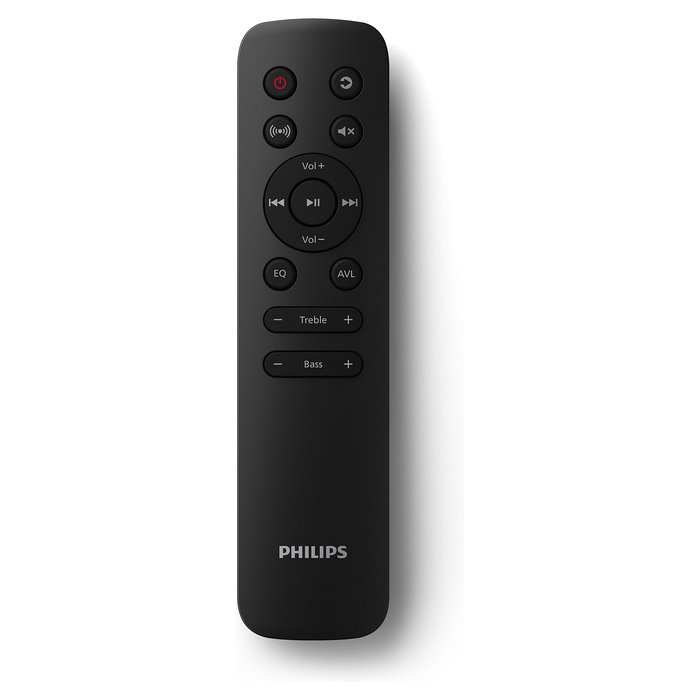 Philips TAB5309/10 Soundbar 2.1 con Subwoofer Inalámbrico, 120W, Dolby Digital/DTS, Bluetooth 5.3, HDMI ARC, Modos Ecualizador, para TV/Cine/Música - Negro