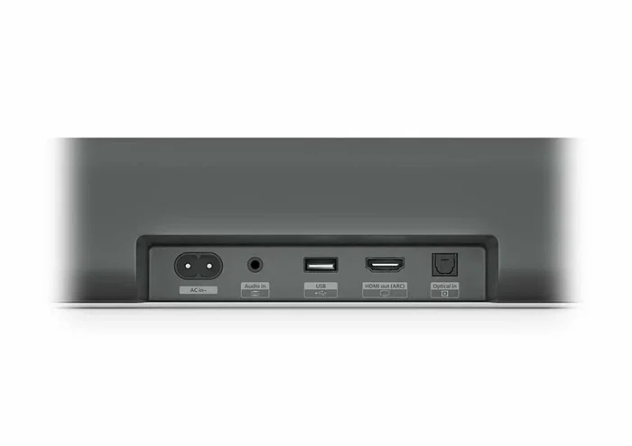 Philips Barra de Sonido TAB5309/10 de 2.1 canales con Subwoofer Inalámbrico, Gris