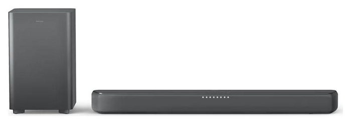 Philips Barra de Sonido TAB5309/10 con Subwoofer Inalámbrico Gris Oscuro Philips Barra de Sonido TAB5309/10 con Subwoofer Inalámbrico Gris Oscuro