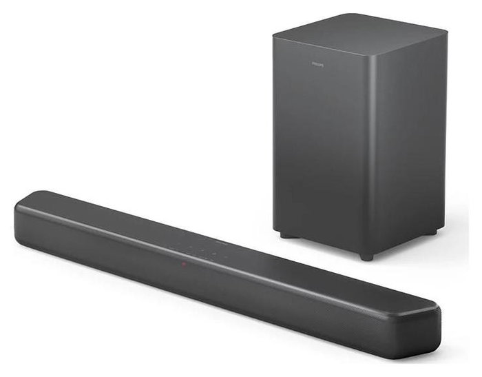 Philips Barra de Sonido TAB5309/10 con Subwoofer Inalámbrico Gris Oscuro Philips Barra de Sonido TAB5309/10 con Subwoofer Inalámbrico Gris Oscuro