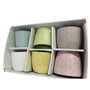 DKD Home Decor Maceta Dolomite Espiga Surtido de 6 unidades