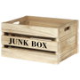 Home Deco Factory Juego de 3 Cajas de Madera Junk Box