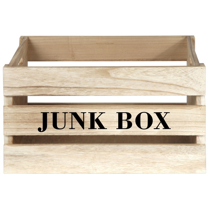 Home Deco Factory Juego de 3 Cajas de Madera Junk Box