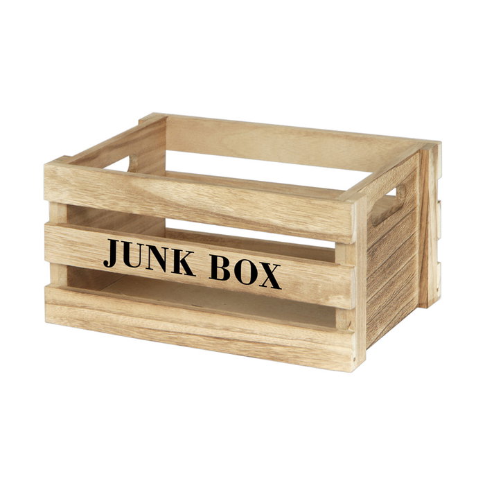 Home Deco Factory Juego de 3 Cajas de Madera Junk Box
