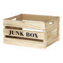 Home Deco Factory Juego de 3 Cajas de Madera Junk Box