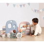 Smoby Guardería Baby Care con 5 áreas de juego y 27 accesorios