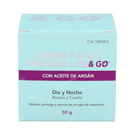 PHARMA & GO Crema Premium Facial Dia-Noche 50Ml. Hidrata, Nutre y Protege, Atenúa Arrugas y Líneas de Expresión, Mejora Firmeza