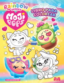 EDIBA EUROPA EON, Libro para colorear MojiPops Serie Rainbow - España