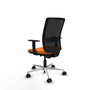 PIQUERAS Y CRESPO Silla de oficina Haches Naranja y Negro