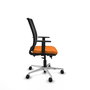 PIQUERAS Y CRESPO Silla de oficina Haches Naranja y Negro