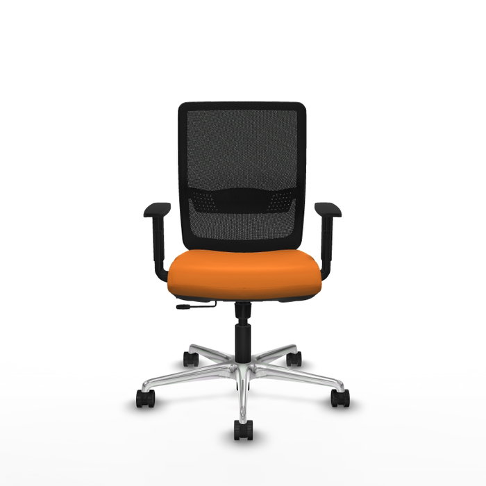 PIQUERAS Y CRESPO Silla de oficina Haches Naranja y Negro PIQUERAS Y CRESPO Silla de oficina Haches Naranja y Negro