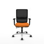 PIQUERAS Y CRESPO Silla de oficina Haches Naranja y Negro