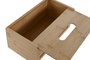 DKD Home Decor Caja de Pañuelos de Bambú y Ratán Natural 25x13x10 cm