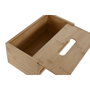 DKD Home Decor Caja de Pañuelos de Bambú y Ratán Natural 25x13x10 cm