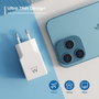 Ewent EW1310 Cargador Rápido USB-C 20W Blanco GaN