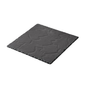 REVOL Plato Cuadrado de Porcelana Basalt 30x30x1 cm - Vajilla (Set de 3) REVOL Plato Cuadrado de Porcelana Basalt 30x30x1 cm - Vajilla (Set de 3)