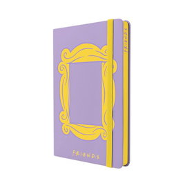 MOOVING Cuaderno Tapa Dura A5 Horizontal 96h 90gr con Goma Friends Surtidos