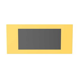 Thermaltake AC-080-OOMNAN-A1 Panel LCD Kit 6 Pulgadas para Chasis View 600 TG Full Torre, Color Amarillo Butter Caramel