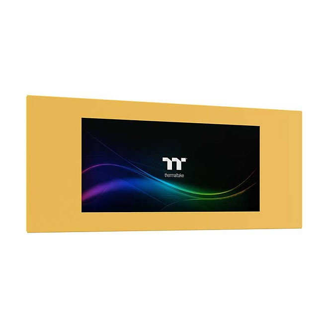 Thermaltake 6.0inch LCD Panel Kit para View 600 TG Butter Caramel, Amarillo