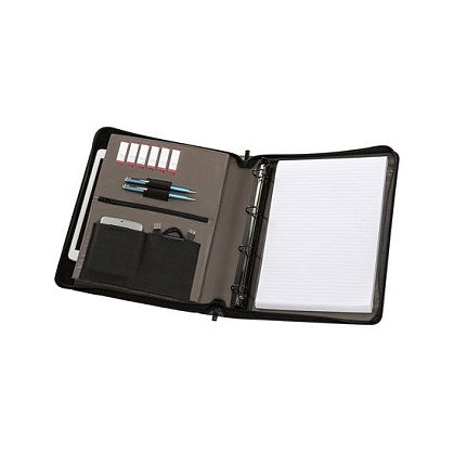 Wenger Affiliate Portafolio A4 con bolsillo para tablet, gris
