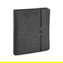 WENGER Carpeta Organizador A4 para Negocios con Funda para Tablet de 10 Pulgadas (25.4 cm) y Bloc de Anillas Desmontable, Color Gris
