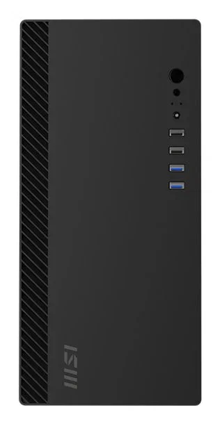 MSI PRO SHIELD M100P Caja de Ordenador Gaming Midi Tower ATX con Ventana USB 3.2 RGB Negro