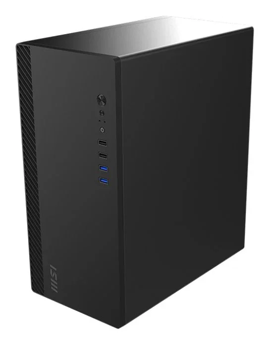 MSI PRO SHIELD M100P Caja de Ordenador Gaming Midi Tower ATX con Ventana USB 3.2 RGB Negro