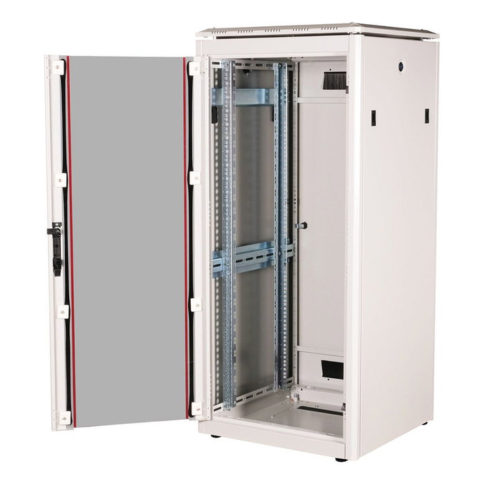 ROLINE 26.21.0052 Rack Independiente 19 Pulgadas 26U, Gris, 600 x 600 mm, Capacidad 600 kg, Acero, Puertas de Vidrio Extraíbles, Incluye Rieles y Patas Ajustables ROLINE 26.21.0052 Rack Independiente 19 Pulgadas 26U, Gris, 600 x 600 mm, Capacidad 600 kg, Acero, Puertas de Vidrio Extraíbles, Incluye Rieles y Patas Ajustables