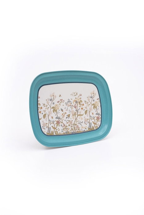 Hermia EE1719F Bandeja de Metal Plateada 23.5 x 30.5 x 1.5 cm