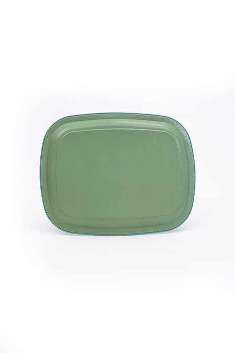 Hermia EE1719F Bandeja de Metal Plateada 23.5 x 30.5 x 1.5 cm