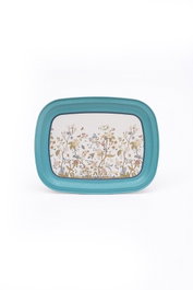Hermia EE1719F Bandeja de Metal Plateada 23.5 x 30.5 x 1.5 cm