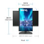 BenQ SW242Q Monitor Profesional 24.1 pulg WQXGA IPS Negro