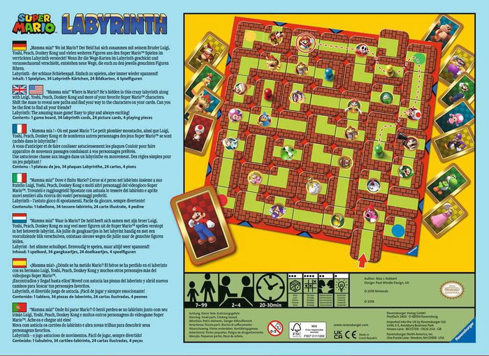 Ravensburger Labyrinth Super Mario Juego de mesa