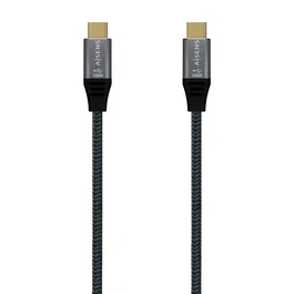 Aisens Cable USB 3.2 Gen2x2 USB-C a USB-C 1m 20Gbps 100W Gris