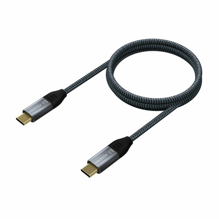 Aisens Cable USB 3.2 Gen2x2 Aluminio 20Gbps 1m Gris