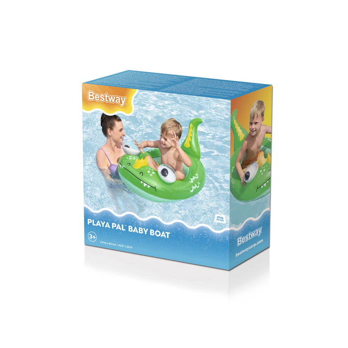 Barca Infantil Diseño Animales 108x65cm Bestway 34213