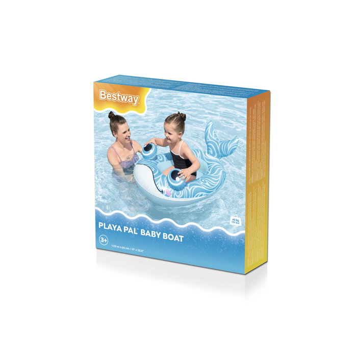 Barca Infantil Diseño Animales 108x65cm Bestway 34213